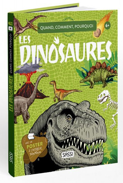 Livre éducatif sur les dinosaures